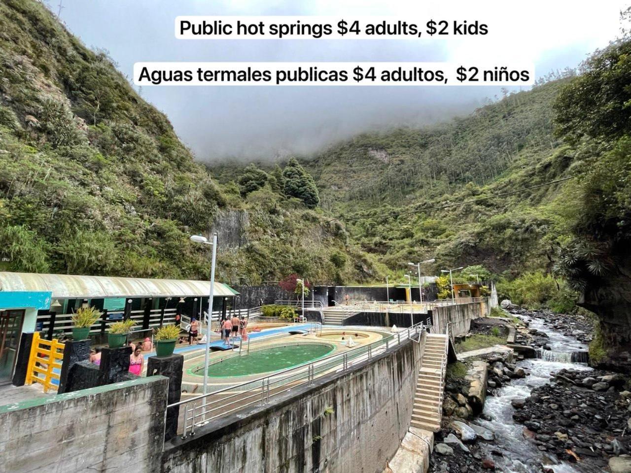 High-End Holiday Cabin - Tungurahua Hot Springs Baños Zewnętrze zdjęcie